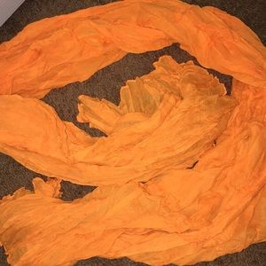 Orange woman’s scarf